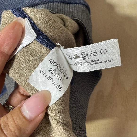 Cutter & Buck Pullover 1/4 Zip Sweater Men’s Large Navy Blue - Picture 8 of 10